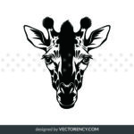 Giraffe Clipart SVG Image