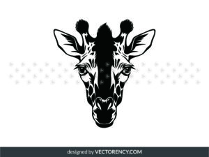 Giraffe Clipart SVG Image