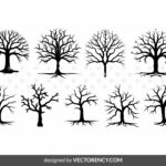 Gloomy Dead Oak Tree SVG Bundle