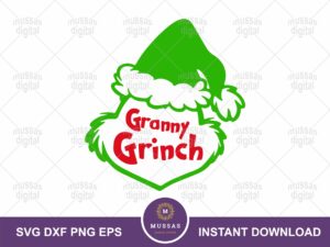 Granny Grinch Svg