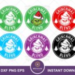 Grinchmas Blend Coffee Cups SVG, Grinch PNG