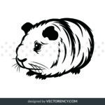 Guinea Pig SVG Clipart Farm Animal Cricut