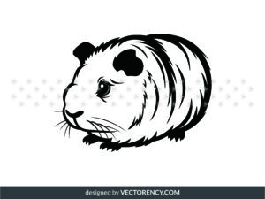 Guinea Pig SVG Clipart Farm Animal Cricut