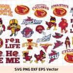 Iowa State Cyclones Logo SVG Bundle, ISU SVG Vector