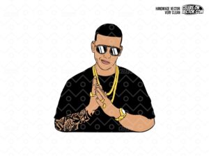 Legendaddy Daddy Yankee SVG, Yankee Vector Art