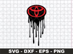 Logo Car Drip Toyota SVG Vector