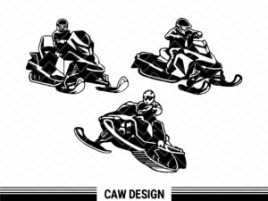 Snowmobile SVG