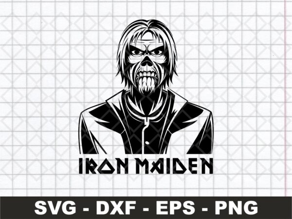 eddie iron maiden svg