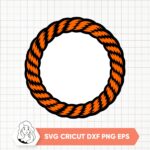 rope circle frame svg