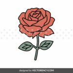 rose clipart svg, flower eps rose