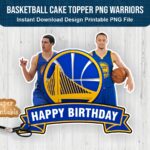 Basketball Cake Topper PNG Warriors