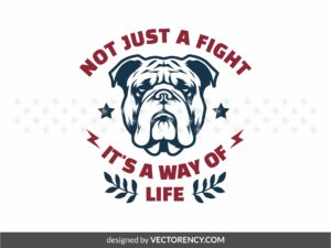 Bulldog t-shirt design svg, png, vector