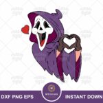 Cute Valentine SVG, PNG, Ghost Love