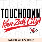 Kan Zuh City Touchdown Kansas City SVG