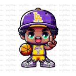 La Lakers Boy PNG