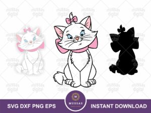 Marie Aristocats Layered Cut Files