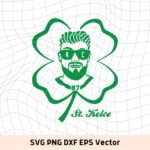 St. Kelce SVG, Clover Themed