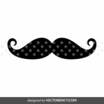 mustache vector graphic