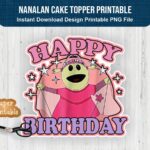 nanalan cake topper printable png