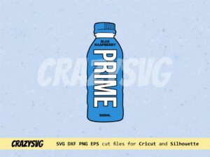 prime blue raspberry svg