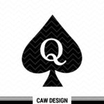 queen of spades svg