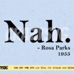 rosa parks svg, nah, clipart