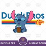 stitch dutch bros coffee svg