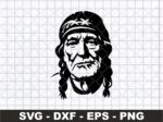 willie nelson svg cricut