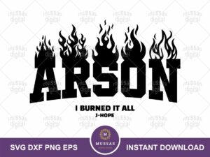 ARSON J-hope Hobi Jack in the Box BTS kpop svg file