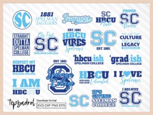 Hbcu Pride With Spelman College Svg Bundle