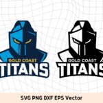 NRL Logo Gold Coast Titans SVG, Vector, PNG, Rugby Logo Image