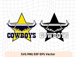 NRL Logo North Queensland Cowboys SVG, Vector, PNG, Rugby Logo Image