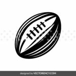 Rugby Ball SVG