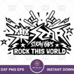 Stray Kids Rock-Star Svg PNG