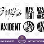 Stray Kids SKZ MAXIDENT logo SVG