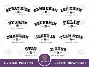 Stray Kids T-Shirt Design SVG PNG EPS