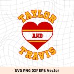 Taylor and Travis Kelce Fun Design SVG PNG EPS