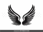 angel wings aesthetic svg eps