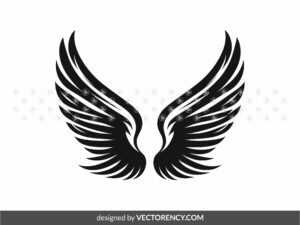 angel wings aesthetic svg eps