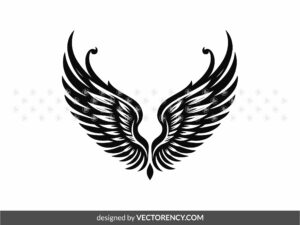 angle wings clipart