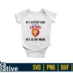 baby shirt design of Brisbane Lions fans svg png eps