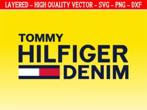 tommy hilfiger denim svg eps