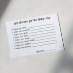 Baby Shower Wish Printable PDF