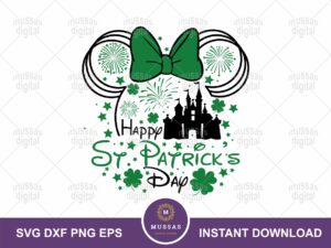 Mouse Castle Svg St Patricks day PNG Disney