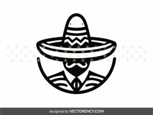 premium design of Mexican hat svg