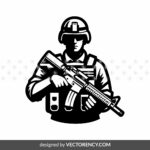 soldier svg, army clipart