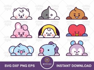 BTS Peak a boo SVG PNG Vector Download