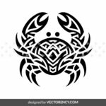 Crab Tribal Tattoo Design Download