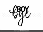 Divorce Cake Topper Design Boy Bye