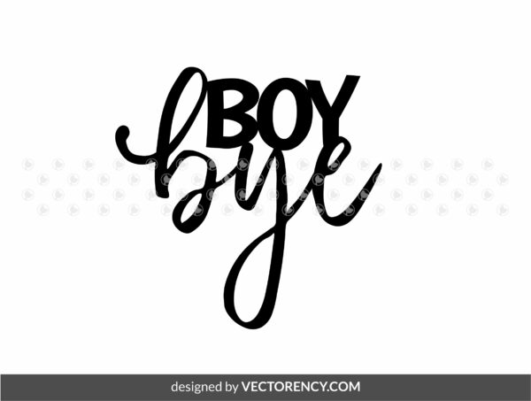 Divorce Cake Topper Design Boy Bye